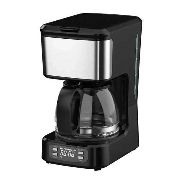 HKM-443475 6-Cup Coffee Machine with Clear Water Lever and Non-Stick Warm Plate