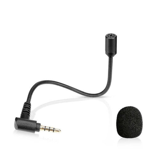 HKM-443603 Omnidirectional Handheld Microphone with Type-C, 3.5mm TRRS, and Apple Lightning Compatibility