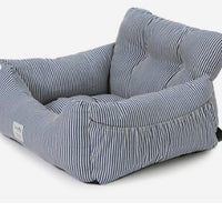 HKM-4436669 Light Blue, Pink, Gray Vehicle Kennel - Removable & Washable Pet Car Safety Seat, Medium & Large Sizes