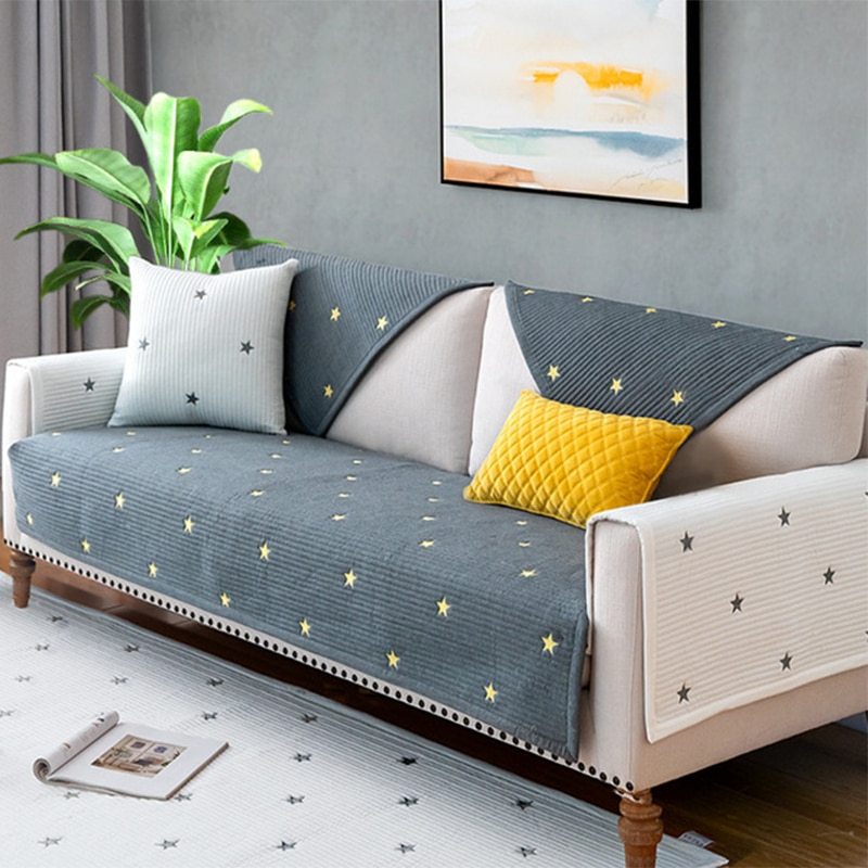 HKM-443795 Breathable Non-Slip Cotton Mat with Fine Quilting and Reactive Printing