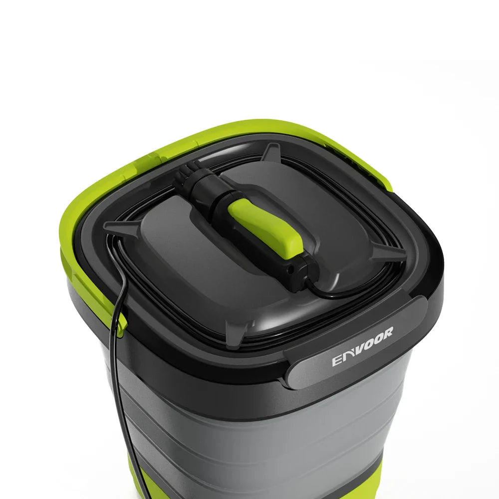 HKM-443923 12V Cordless Multifunctional Folding Cleaning Machine with Integrated Water Tank for Portable Car Washing and Showering