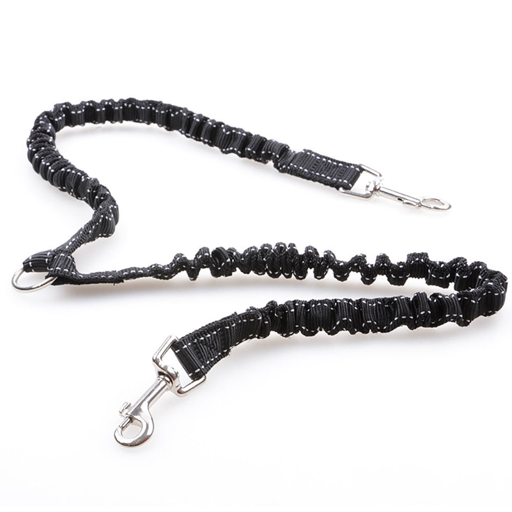 HKM-4439997 Dual Head Nylon Leash for Dogs - Medium & Small Sizes Available
