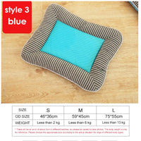 HKM-4440253 Comfortable Cloth Car Pet Cushion for Pets - Ideal for Travel and Relaxation