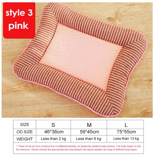 HKM-4440253 Comfortable Cloth Car Pet Cushion for Pets - Ideal for Travel and Relaxation