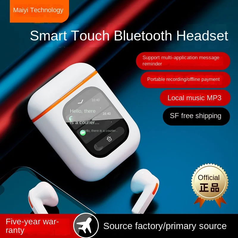 HKM-444051 Touch Control K2 TWS Earphones with Noise Reduction and MP3 Recording Function