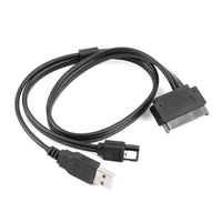 HKM-444115 2 in 1 SATA 22 Pin to eSATA and USB Power Data Cable - 50cm Length for 2.5" Hard Drives
