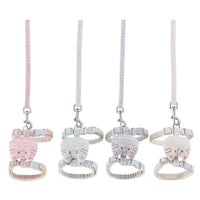 HKM-4441661 T-Shaped Cat Drawstring Rope for Cats Up to 8kg - Available in Pink, Beige, Gray, Cyan