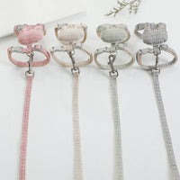 HKM-4441661 T-Shaped Cat Drawstring Rope for Cats Up to 8kg - Available in Pink, Beige, Gray, Cyan