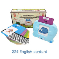HKM-444179 Kids Educational Language Card Reader with 112 Talking Flash Cards