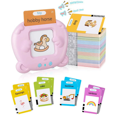 HKM-444179 Kids Educational Language Card Reader with 112 Talking Flash Cards