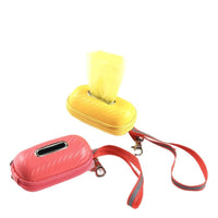 HKM-4442429 Compact Pet Pooper Scooper for Outdoor Dog Walking - Durable Plastic in Black, Yellow, or Red