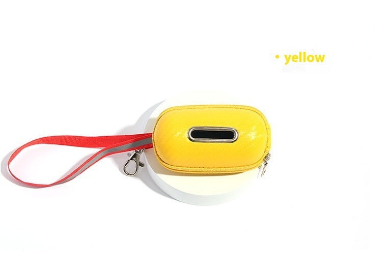 HKM-4442429 Compact Pet Pooper Scooper for Outdoor Dog Walking - Durable Plastic in Black, Yellow, or Red