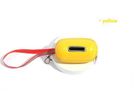 HKM-4442429 Compact Pet Pooper Scooper for Outdoor Dog Walking - Durable Plastic in Black, Yellow, or Red