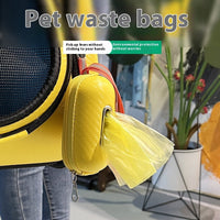 HKM-4442429 Compact Pet Pooper Scooper for Outdoor Dog Walking - Durable Plastic in Black, Yellow, or Red
