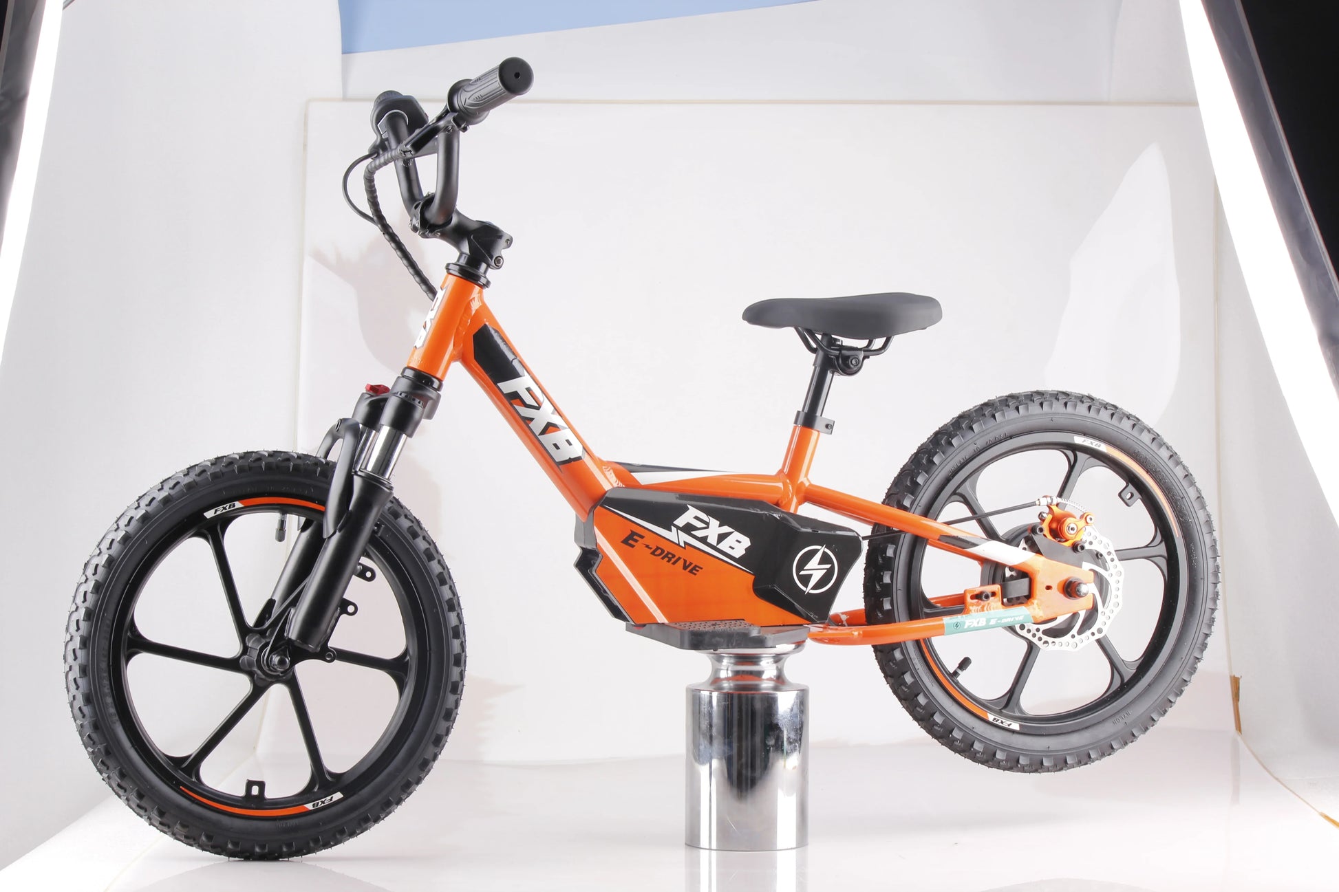 HKM-444307 16-Inch Electric Balance Bike for Kids, Aluminum Alloy Frame, 2-Speed, Disc Brake, 350W Motor