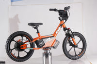 HKM-444307 16-Inch Electric Balance Bike for Kids, Aluminum Alloy Frame, 2-Speed, Disc Brake, 350W Motor
