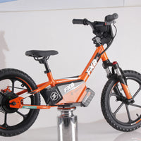 HKM-444307 16-Inch Electric Balance Bike for Kids, Aluminum Alloy Frame, 2-Speed, Disc Brake, 350W Motor