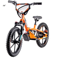 HKM-444307 16-Inch Electric Balance Bike for Kids, Aluminum Alloy Frame, 2-Speed, Disc Brake, 350W Motor