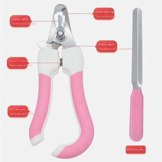 HKM-4443965 Pet Nail Clippers for Dogs and Cats - Efficient and Safe Nail Scissors for Grooming