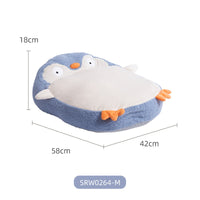 HKM-4444221 Cozy Cartoon Yurt Pet Nest - Enclosed, Large Space for Comfortable Sleep