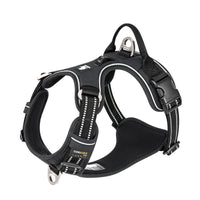 HKM-4445245 Reflective Polyester Dog Harness with Hand-Holding Rope - Multiple Sizes Available