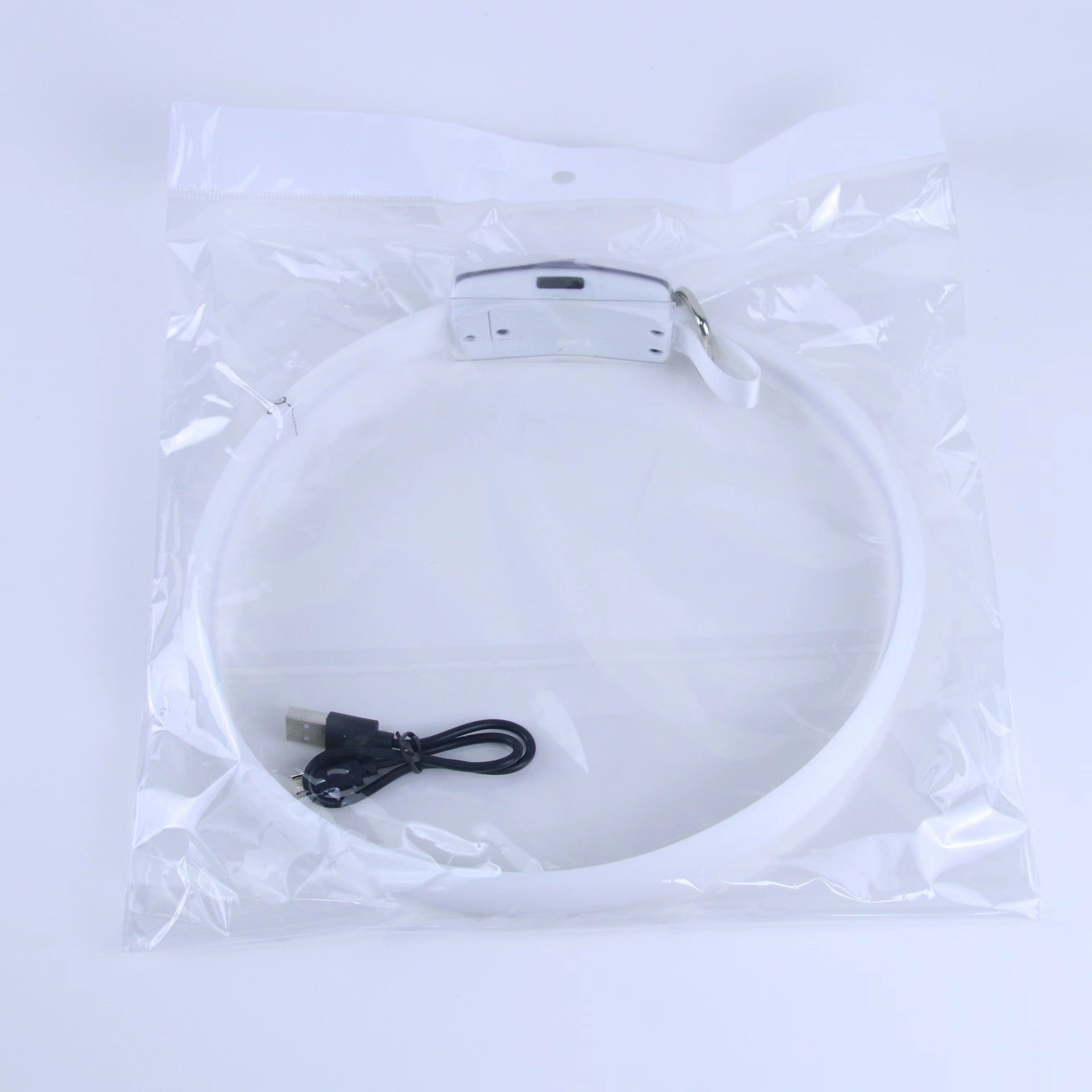 HKM-4447933 Luminous LED Light-Up Dog Collar for Enhanced Safety and Visibility