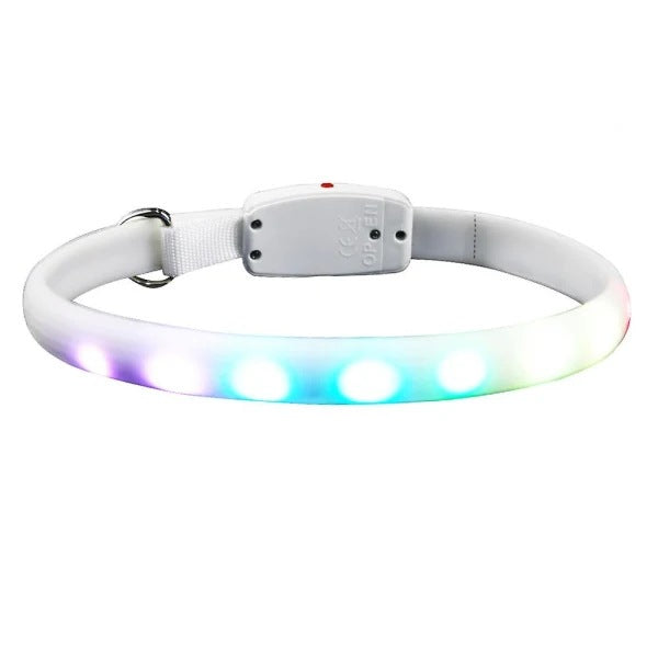 HKM-4447933 Luminous LED Light-Up Dog Collar for Enhanced Safety and Visibility
