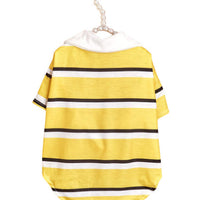 HKM-4448317 Colorful Striped Polo Shirt for Pets - Available in XS to XL Sizes