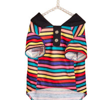 HKM-4448317 Colorful Striped Polo Shirt for Pets - Available in XS to XL Sizes
