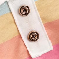 HKM-4448317 Colorful Striped Polo Shirt for Pets - Available in XS to XL Sizes