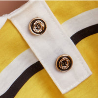 HKM-4448317 Colorful Striped Polo Shirt for Pets - Available in XS to XL Sizes