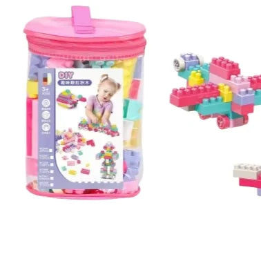 HKM-444883 Large Particle Building Blocks Set for Kids - Creative DIY Educational Toy for Ages 2 and Up