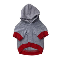 HKM-4450109 Casual Cotton Dog T-Shirt with Hat - Hug The Dog Design for Pet Fashion
