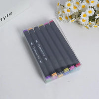 HKM-445011 Dual-Headed 48-Color Quick-Drying Watercolour Pen Set for Kids' Art and Drawing Activities