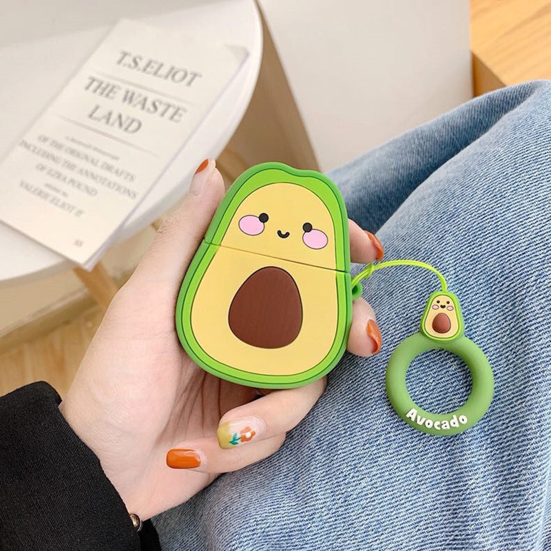 HKM-445075 Cute Dog Pig Cartoon Silicone Cover for Bluetooth Headset Compatible with AirPods, Multiple Designs Available