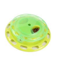 HKM-445075 Interactive Cat Toy with Bell Ball – Multifunctional Cat Turntable Puzzle for Playtime Fun