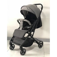 HKM-445075 Lightweight Double Baby Stroller - Portable Easy-Fold Pram with Iron Frame for Travel