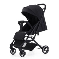 HKM-445075 Lightweight Double Baby Stroller - Portable Easy-Fold Pram with Iron Frame for Travel