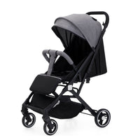 HKM-445075 Lightweight Double Baby Stroller - Portable Easy-Fold Pram with Iron Frame for Travel