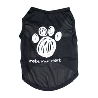 HKM-4451517 Lightweight and Breathable Dog Summer Vest in Various Black Designs
