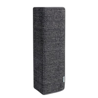HKM-4451901 Corner Cat Scratch Board - Wear-Resistant Cloth Design in Ginger Yellow and Dark Gray, 18 x 60 CM