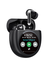 HKM-445203 YX35 Wireless Earbuds with Active Noise Cancellation, Smart Screen, and LED Battery Indicator