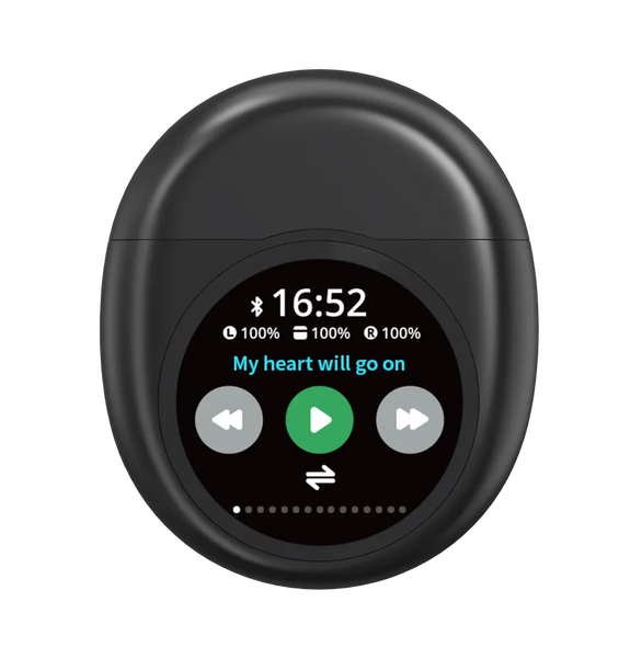 HKM-445203 YX35 Wireless Earbuds with Active Noise Cancellation, Smart Screen, and LED Battery Indicator
