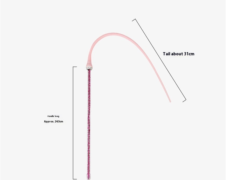 HKM-4452541 Replaceable Silicone Cat Teaser Stick - Eco-Friendly and Bite-Resistant Pet Toy
