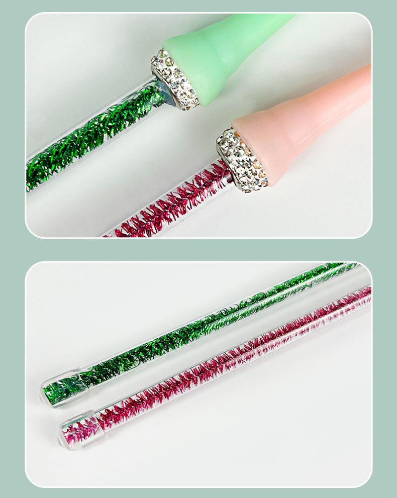HKM-4452541 Replaceable Silicone Cat Teaser Stick - Eco-Friendly and Bite-Resistant Pet Toy