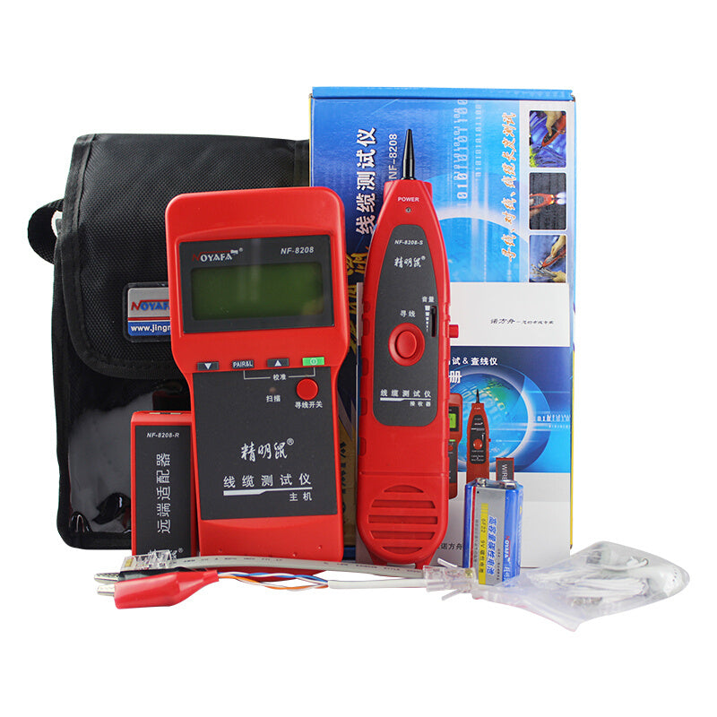 HKM-445395 Smart Mouse Line Finder NF-8208 - Multi-Function Network Cable Tester with Anti-Interference Features
