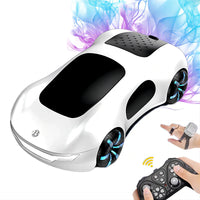 HKM-445459 Future Sci-Fi RC Stunt Car with Spray Light and Sound for Kids, Sound-Controlled Remote Drift Car