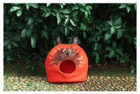 HKM-4455741 Wool Felt Cat House - Various Designs for Cozy Cat Napping