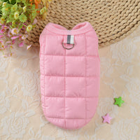 HKM-4456125 Plaid Cotton Vest for Pets in Red, Blue, Beige, and Pink - Various Sizes Available