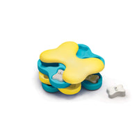 HKM-4456509 Educational Bone-shaped Food Leaker Pet Toy - Durable ABS Material in Orange, Yellow, and Blue
